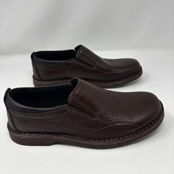 Clarks Men’s Dark Brown Leather Slip-on shoes - New In Box - Size 9.5 main image 5